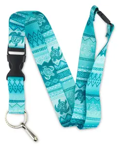 Tattoo Tribal Turtle Lanyard with Breakaway
