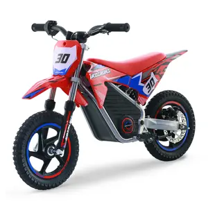 Electric Dirt Bike for Kids 3-6, High Performance Racing Grade Motorcycle,2 Speed Max Up to 8MPH with 12-Inch Off-Road Tires, Rear Disc Brakes & Advanced Shock Absorption