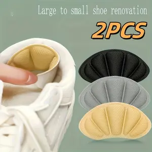 2pcs Heel Protectors Anti-Slip Foot Care Pads, Adhesive Shoe Stickers for Men & Women, Casual Shoes Sandals Sports Shoes
