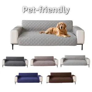 Waterproof Pet-Friendly Couch Cover for Dogs, Non Slip Quilted Sofa Cover, Washable Furniture Seat Pad for 1/2/3 Seater Sofa