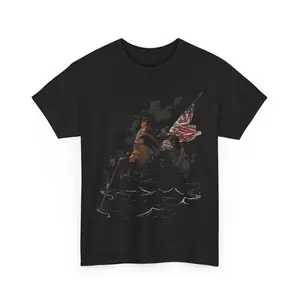 George Washington Crossing The Delaware Unisex T-Shirt Casual Clothing
