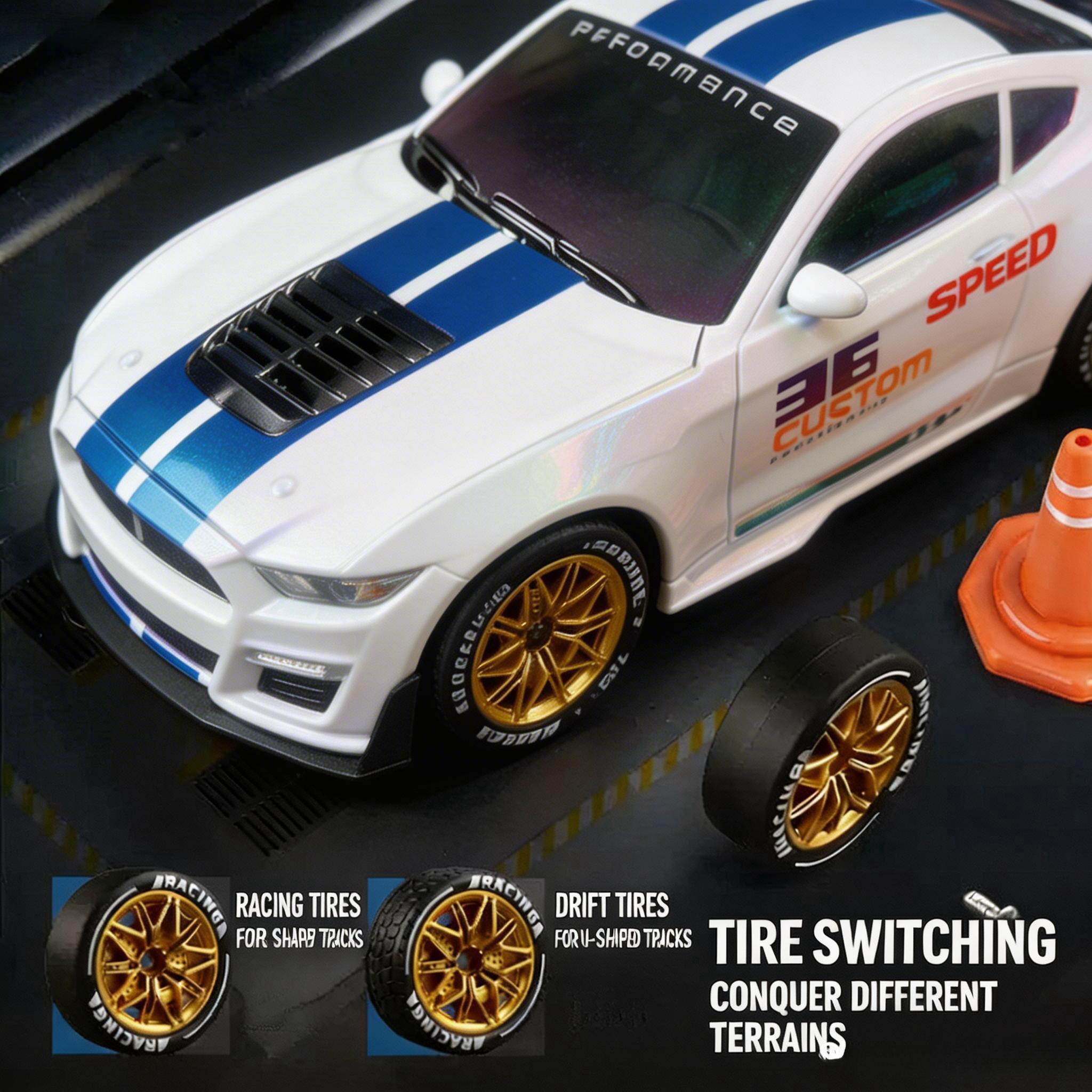 RC 1:24 24G 4WD High Speed Drift Remote Control Car for Boys Kids Adults Racing Toys for Outdoor Play Indoor Fun Competition Collection Birthday Gift