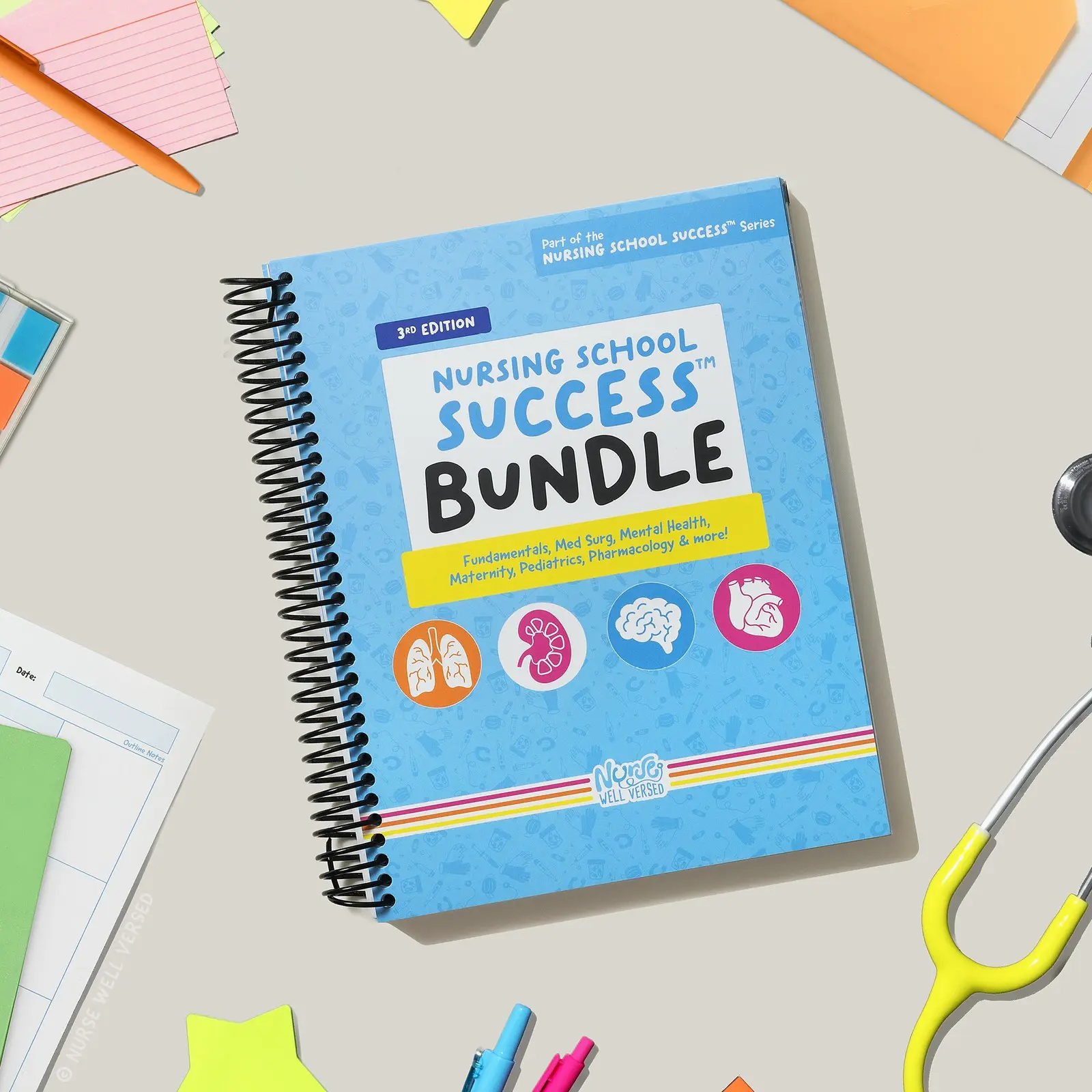 Nursing School Success Bundle | Spiral Bound