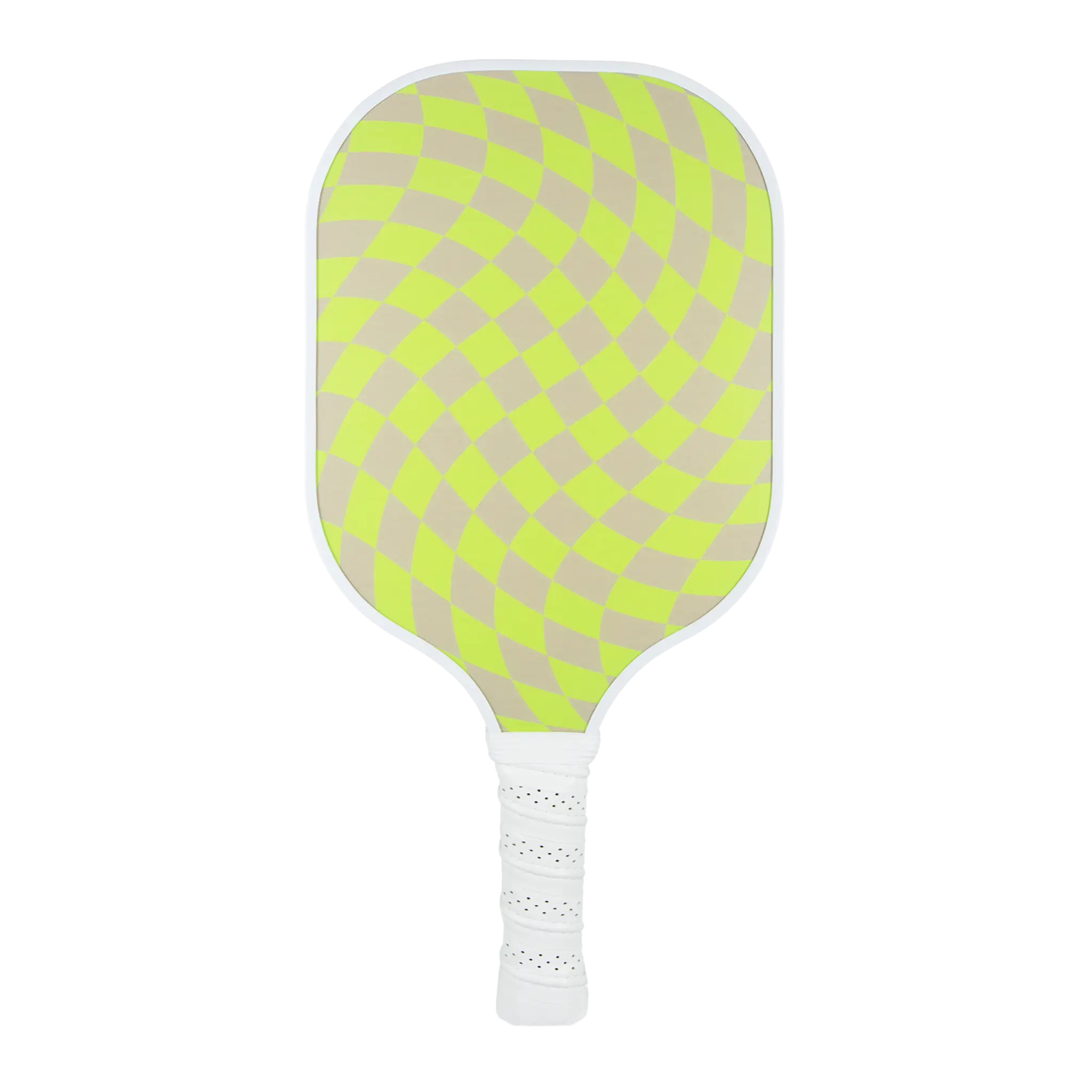 Single Pickleball Paddle - Checkmate Green