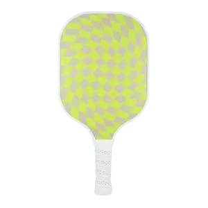 Single Pickleball Paddle - Checkmate Green