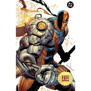 [FOIL]ABSOLUTE BATMAN #21 TYLER KIRKHAM EXCLUSIVE BATTLE DAMAGED DEATHSTROKE VIRGIN VAR (06/17/2026)