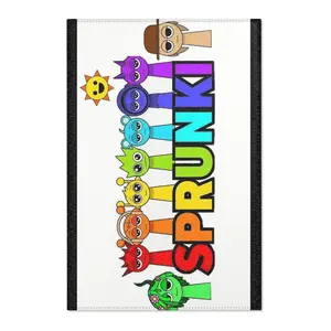 Sprunki Rainbow Characters Area Rug | Colorful Cartoon Beverage Mascots
