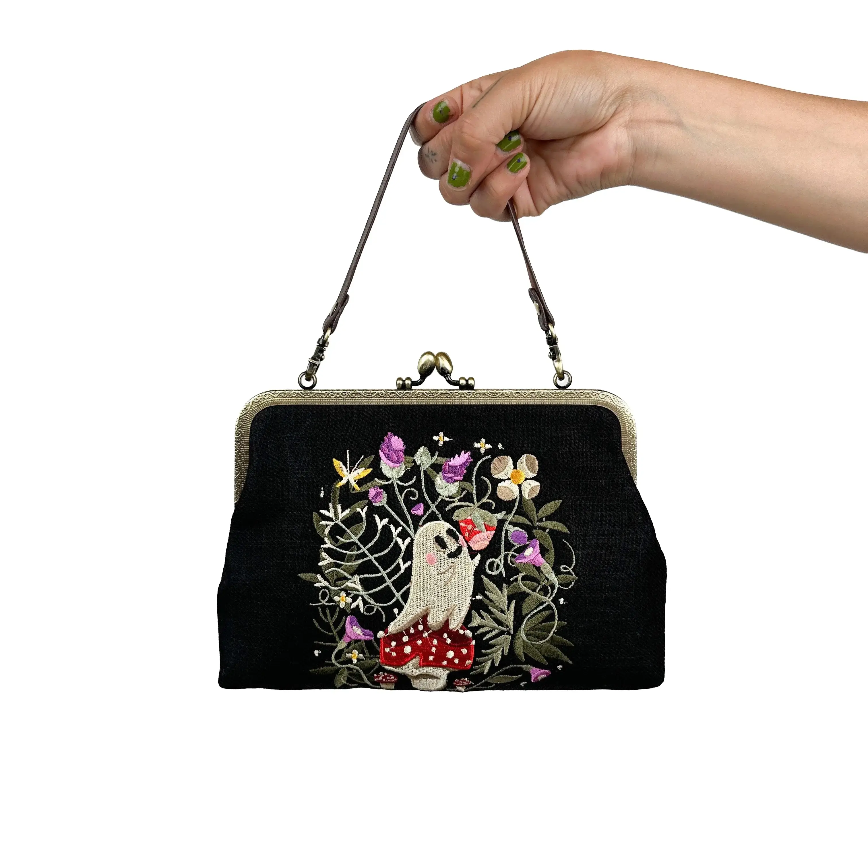 Strawberry Ghost Kisslock Handbag & Crossbody