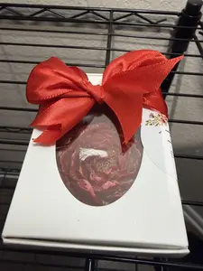 Flor peonia de cera, vela decorativa.