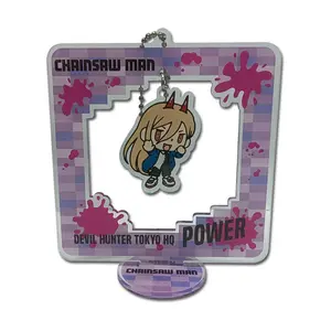 Chainsaw Man - SD Power Square Style Acrylic Keychain