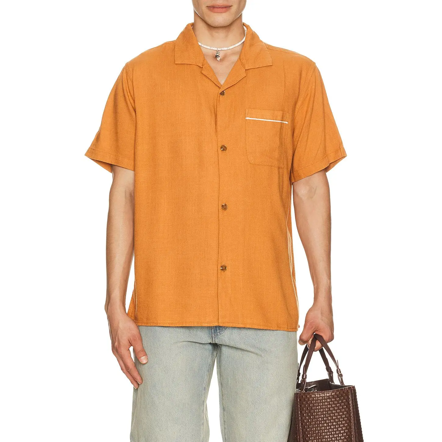 Rhythm Daytona Shirt in Clay