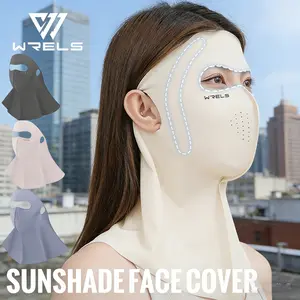 Breathable Sweat-Proof Sun Protection Face Mask, Flexible Fit Cool Feeling Mask, Outdoor Hiking Cycling Face Cover, 1 Piece/3 Pieces
