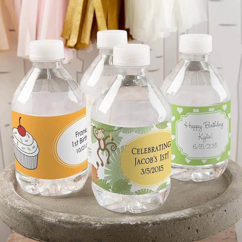 Kate Aspen 31327NA-BD Personalized Birthday Water Bottle Labels