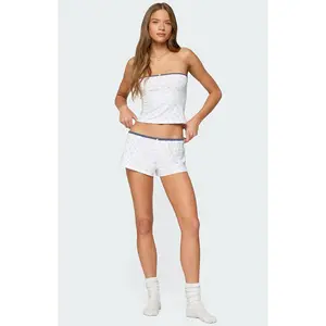 Edikted Women's Stefi Floral Contrast Shorts