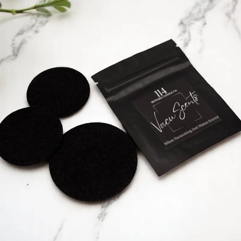 VacuScents - Powerful Vacuum Odor & Deodorizer scented pads. Safe to use around children & Pets. Fits any upright, stick & robot vacuum. 3 per pack. Filter Perfume
