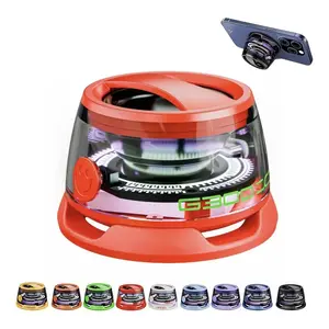 Mini LED shower speaker,G300 Magnetic Bluetooth-compatible Speaker,Portable Wireless Speaker with Phone Holder, RGBFunction Speaker for Camping, Parties andComputer Desktop Use, Audio,gift