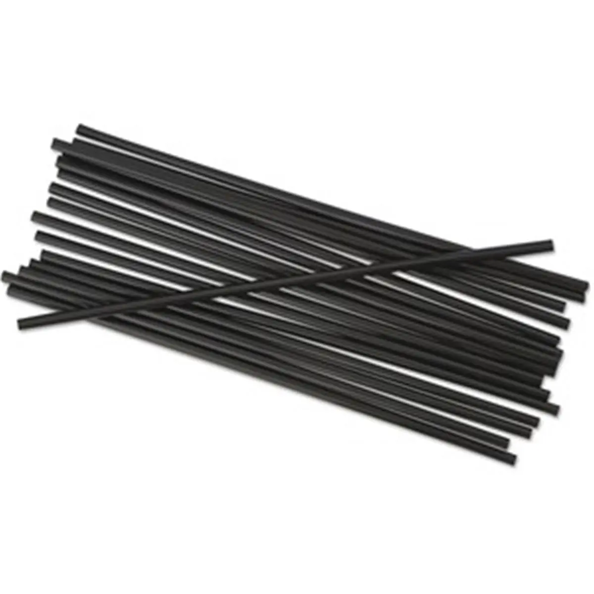 212 MAIN Extra Rigid 5.5 in. Disposable Plastic Stirrers for Stirring, Black Kitchen Fixture Accessory - Pack of 1000