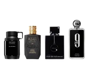 Lattafa - Armaf - Afnan Perfumes | Odyssey Homme + Raghba + Club de Nuit + 9 PM Bundle | 3.4 oz Per Bottle | Men's Fragrances