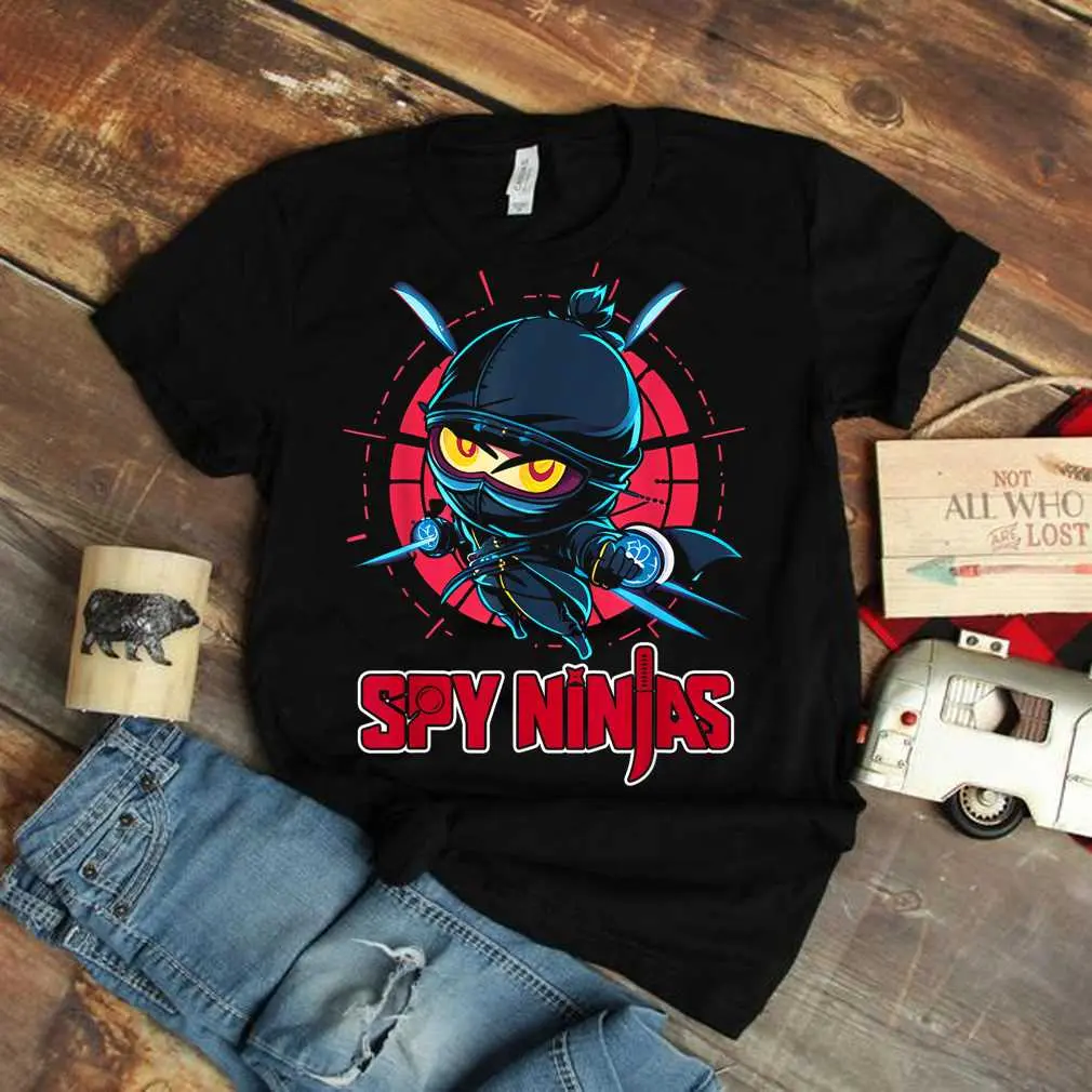 Vintage Spy Gaming Ninjas Gamer For Gamer T-Shirt