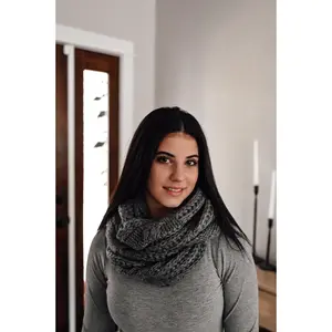 Cable Knit Infinity Scarf