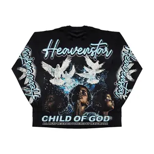 Y2K Graphic "Heavenstar Child Of God" Personalize Printed Tshirt/Sweater Casual Cotton Gift For Christmas