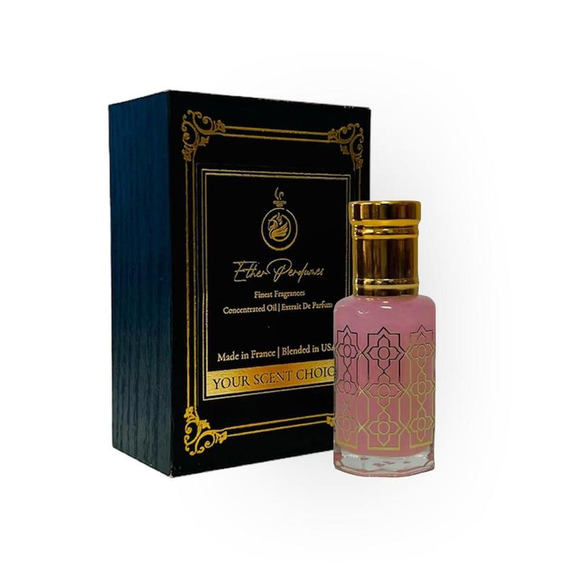 Ether Perfumes Musk Tahara Combo 3Pc Set 3 x 12mL - Alcohol Free Arabian Body Oil Perfume with Glass Dapper (WHITE MUSK+PINK MUSK+ BLUEBERRY MUSK)