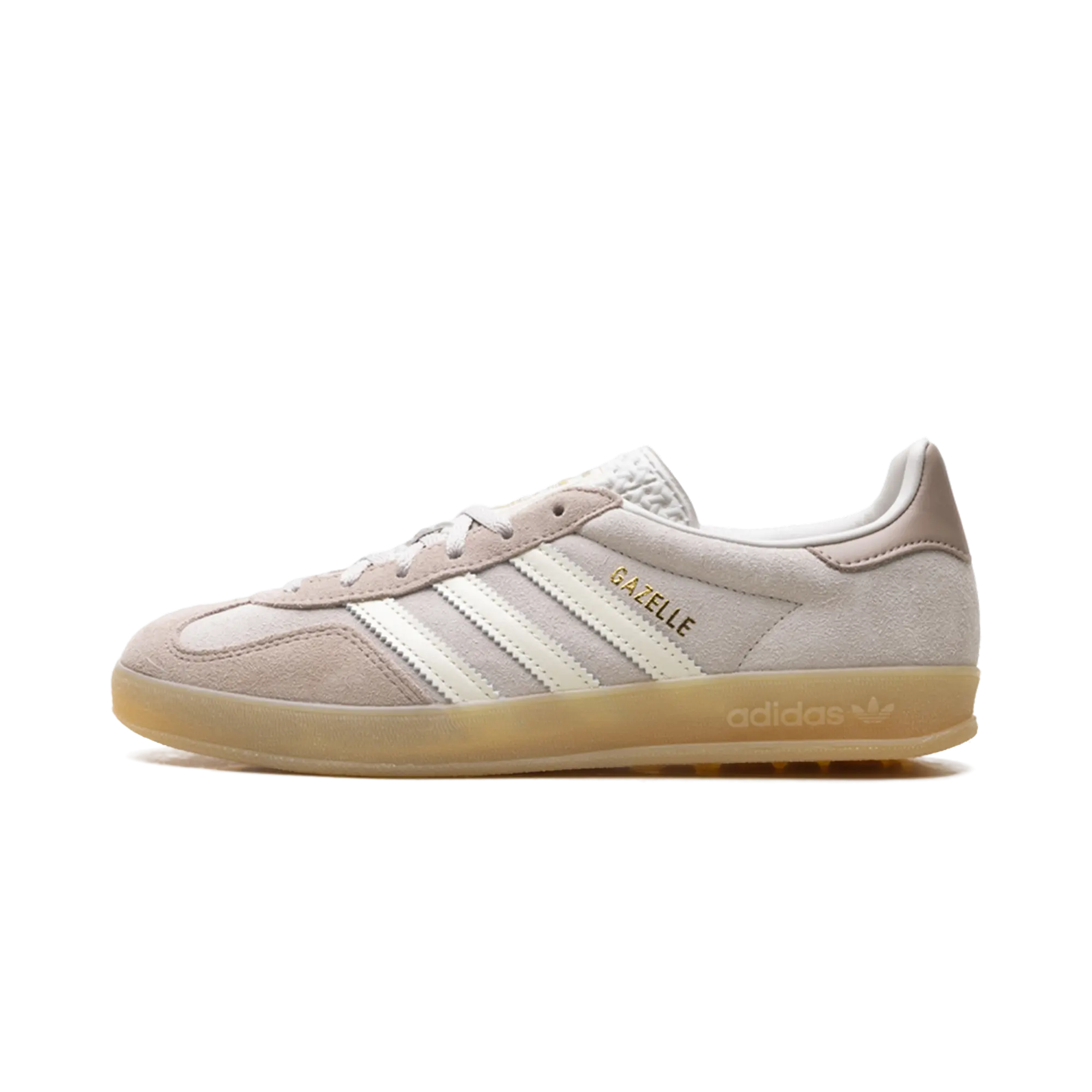 Gazelle Indoor WMNS "Light Brown / Off White / Gum" HQ2662