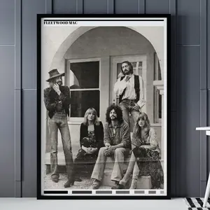 Fleetwood Mac Rock Group Poster, Fleetwood Mac Stevie Nicks Music Band Posters