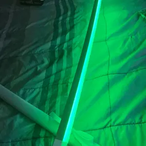 DKD Light Up Anime Samurai Katana Shirayuki Sword – 40" LED Color-Changing Cosplay Prop with 10 Light Modes, Sageo Belt & Display Stand Perfect Easter Gift