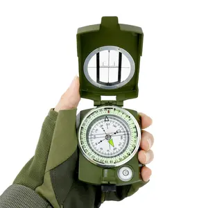 Precision American compass, multi-functional green compass, outdoor compass