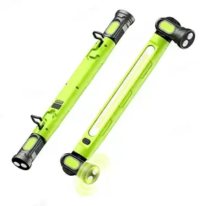 3000LM Work Light Flashlight, 5200mAh Rechargeable Underhood Lighting with Magnetic Base & Hanging Hooks, Handy Light for Car Repair/Garage/Job site/Power Outage/Emergency, Waterproof Durable Ledlight, Boyfriend Husband Father's Gift