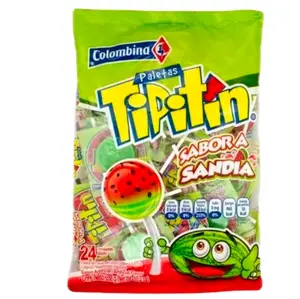 1 Bolsa de Colombina Tipitin  Sabor sandia 24und
