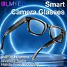ULMIED Multifunctional Smart Glasses - Wearable Camera Sunglasses, 8MP HD Camera, Wireless Audio, Hands-Free Capture, Black Frame Photochromic Lens, Men's POV Vlogging Gear, Outdoor Hiking Tool, Cool Gadgets, Mens Gifts