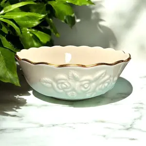 Vintage Lennox Bone China Jewelry Bowl in Beautiful Cream Color