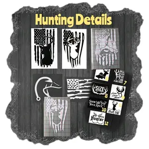 Hunting Window Detail stickers