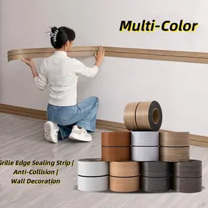 Wall Grid Edge Trim Strip, Self-Adhesive Installation, Aesthetic Anti-Collision, Easy to Install, Multiple Colors Available, Wall Decoration