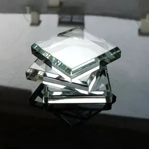 (5pc 4cm)Glass K9 stand crystal mineral cube stand base