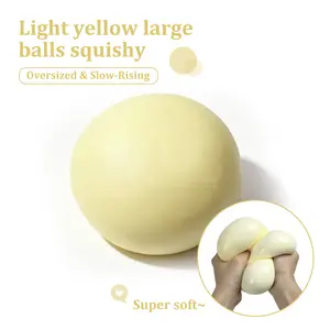 【Deals for your days】  Squishy Squeeze Cheese Ball,Big&Soft Rubber Toy, Squishies, Fidgets Squishies, Anxiety Fidgets,squishy texture set, great for stress relief, ideal gift,suitable for Adults & Kids