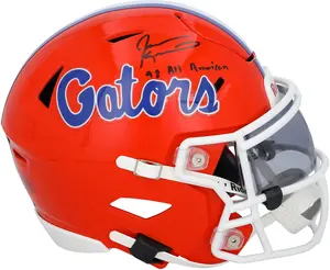 Jevon Kearse Florida Gators Autographed Riddell Speed Flex Midi Helmet with "98 All-American" Inscription - Fanatics Authentic Certified