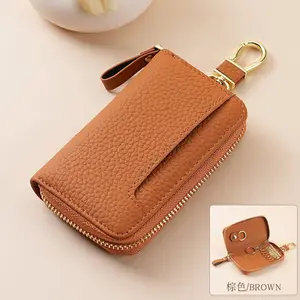 Leather Key Holder Wallet