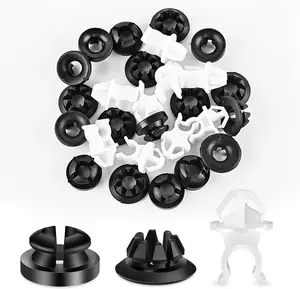 Nilight 30PCS Hood Support Prop Rod Holder Clips Hood Prop Rod Grommet Car Hood Rod Clip 91503-SS0-003 Compatible with Honda Accord Odyssey Prelude Acura RDX TSX, Nylon Fiber, Push-In Clip