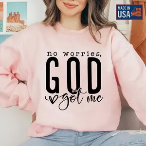 Perfect Gift for Christian, No Worries God Got Me Sweatshirt – Christian Faith Drop Shoulder Pullover