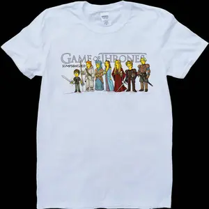 Game Of Thrones Cast As Simpsons Characters Tshirt