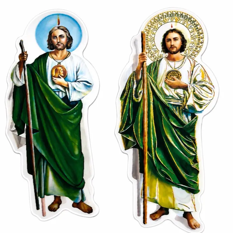 San Judas Holographic Vinyl Sticker Waterproof Collectible Decal