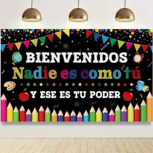 Graduation Party Backdrop Banner, Vibrant Colorful Pencils, Large Letter Design, Photo Booth Decor, Classroom Decoration, Celebration