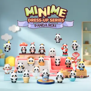 52TOYS Panda Roll Minime Dress-Up Series Collectible Toy Kawaii Creative Gift Room Decor Desktop Decoration Gift for Birthday Party Blind Bag Blindbags Random Surprise Set Sealed Hobby Box