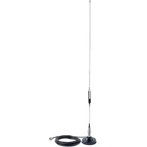 Nagoya CB-72 High-Performance 28" CB Antenna Kit - Universal 26-28 MHz Coverage with Heavy-Duty Magnetic Mount, Includes 18' RG-58A/U Cable & PL-259 Connector for Effortless Installation