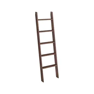 VASAGLE 5-Tier Blanket Ladder Shelf