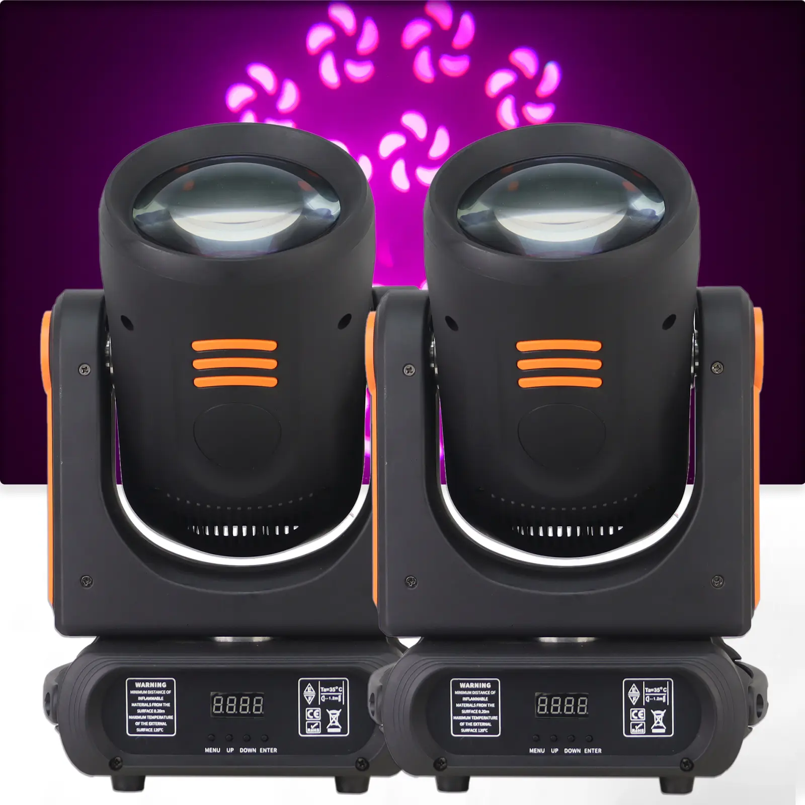 YUERLT Professional NEW Mold 200W LED Moving Head Light Beam+Spot+18 Rotating Prisms Dj DMX Stage Light Effect Light Disco Dj Bar