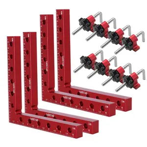 90-Degree L-shaped Auxiliary Fixture, Splicing Board Positioning Panel Fixed Clip, Carpenter's Square Ruler, Woodworking Tool, Hardware